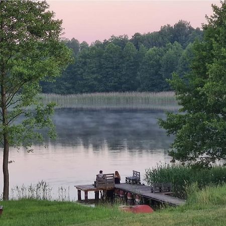 Domwigierski Pl -Jeziorki -Gr- Comfort-Ferienhaus-Polen - Wlasna Linia Brzegowa I Sauna Wysoki Most  المظهر الخارجي الصورة