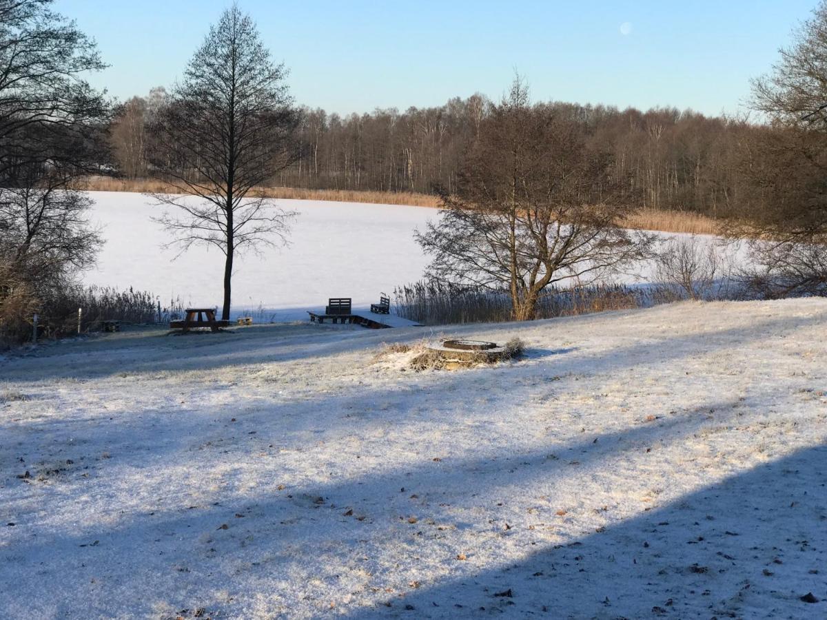 Domwigierski Pl -Jeziorki -Gr- Comfort-Ferienhaus-Polen - Wlasna Linia Brzegowa I Sauna Wysoki Most  المظهر الخارجي الصورة