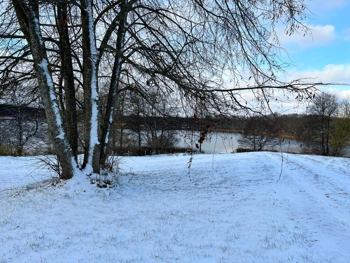 Domwigierski Pl -Jeziorki -Gr- Comfort-Ferienhaus-Polen - Wlasna Linia Brzegowa I Sauna Wysoki Most  المظهر الخارجي الصورة