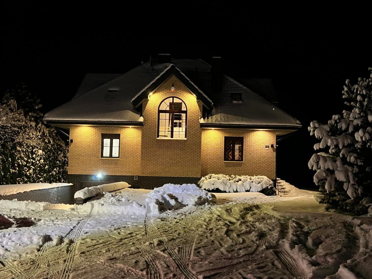 Domwigierski Pl -Jeziorki -Gr- Comfort-Ferienhaus-Polen - Wlasna Linia Brzegowa I Sauna Wysoki Most  المظهر الخارجي الصورة