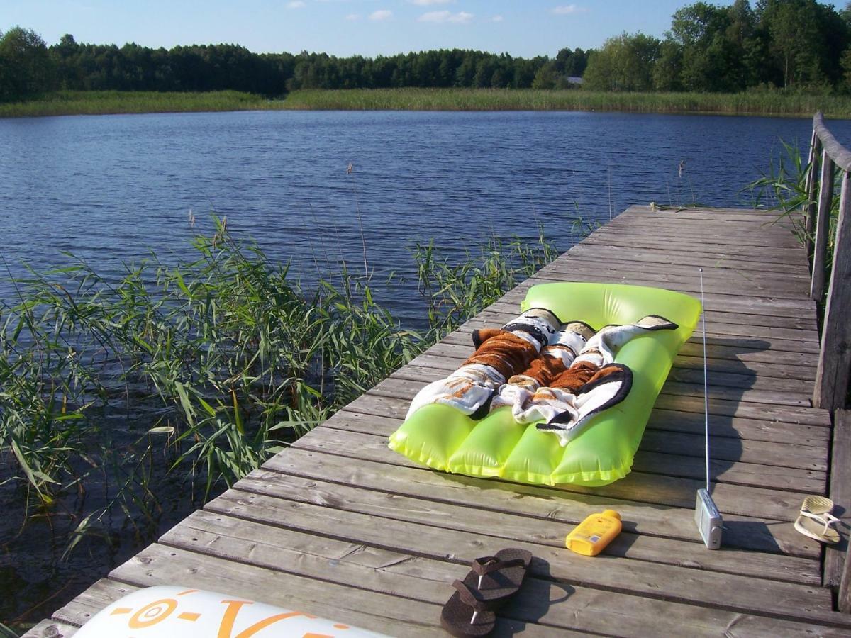 Domwigierski Pl -Jeziorki -Gr- Comfort-Ferienhaus-Polen - Wlasna Linia Brzegowa I Sauna Wysoki Most  المظهر الخارجي الصورة
