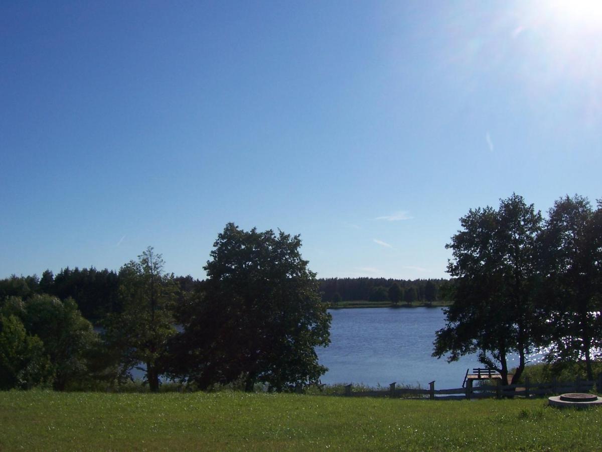 Domwigierski Pl -Jeziorki -Gr- Comfort-Ferienhaus-Polen - Wlasna Linia Brzegowa I Sauna Wysoki Most  الغرفة الصورة